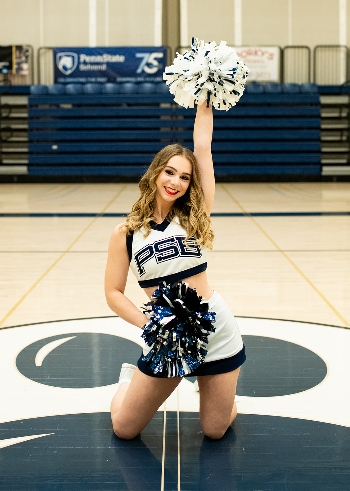 Picture of Lindsey in Cheer Uniform